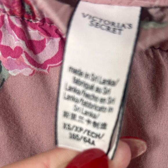 Victoria’s Secret Pink Floral Pajamas size XS - Picture 4 of 8